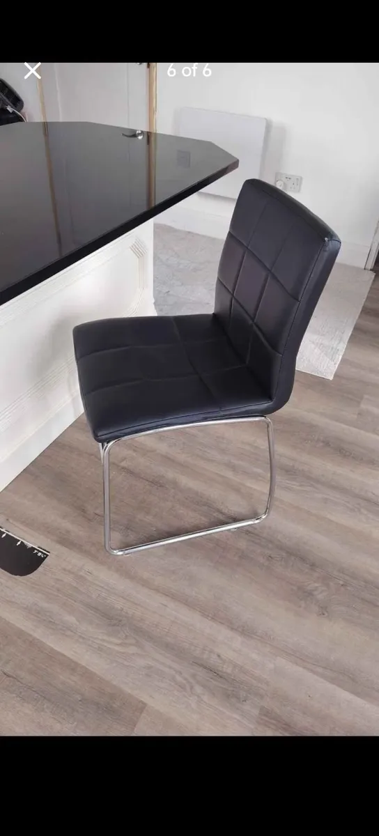 Solid granite Dining table+6 chairs - Image 3