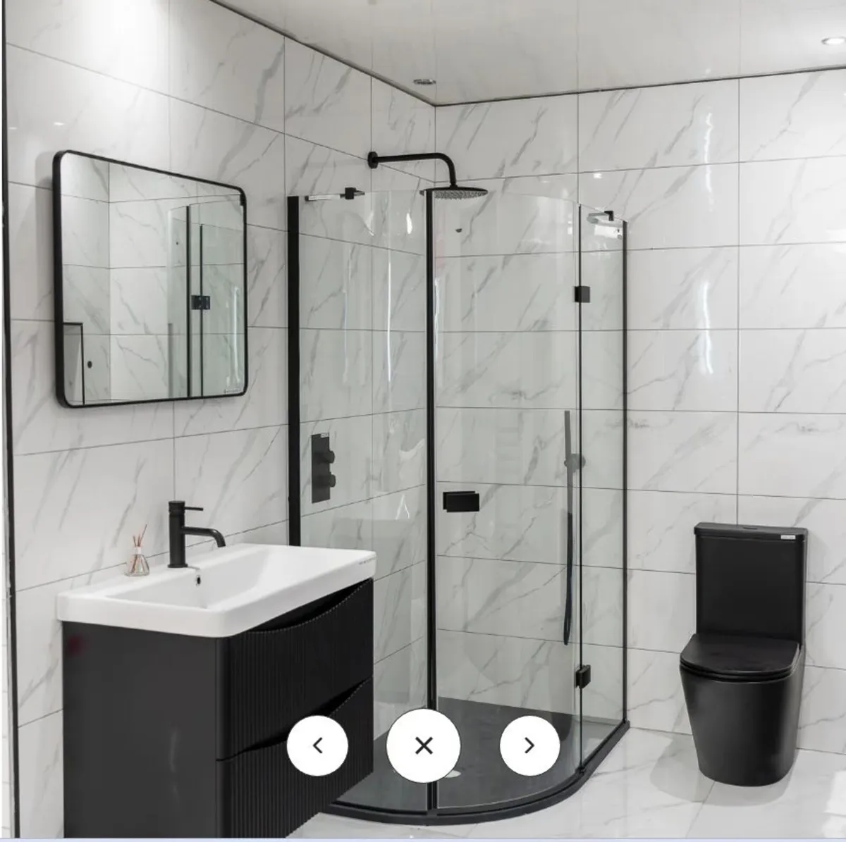 Calacatta White 30 x 60cm wall tile, €17 per Sqm - Image 1