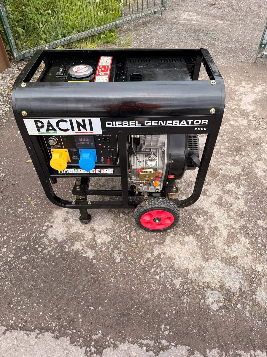 8kva site generator like new Pacini PC80 - Image 1