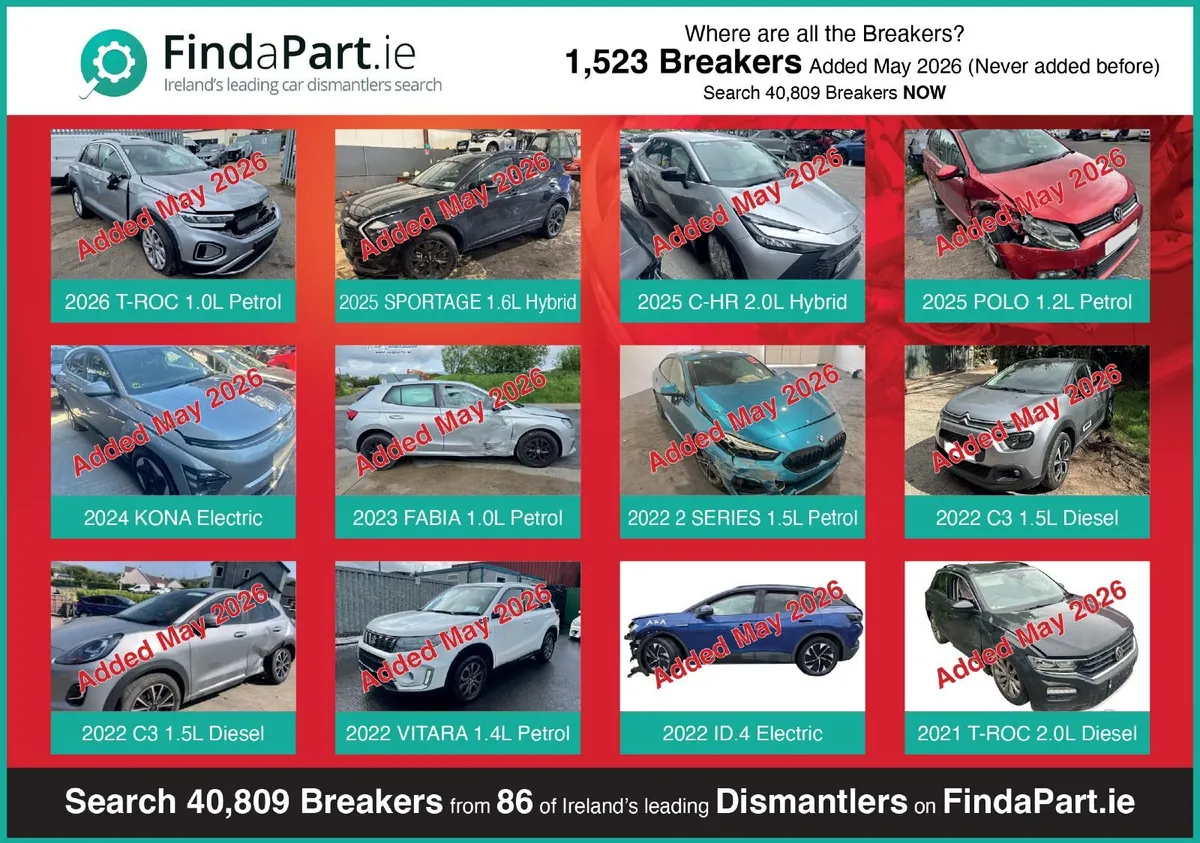 Large Range of Cars/Vans For Breaking/Dismantling - Image 1