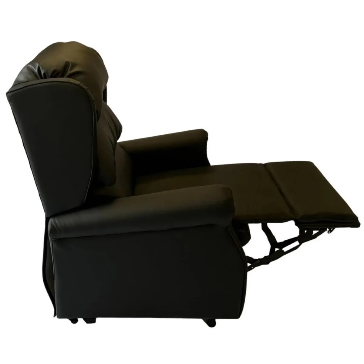 Joyce Riser Recliner - Black Faux Leather - Image 2