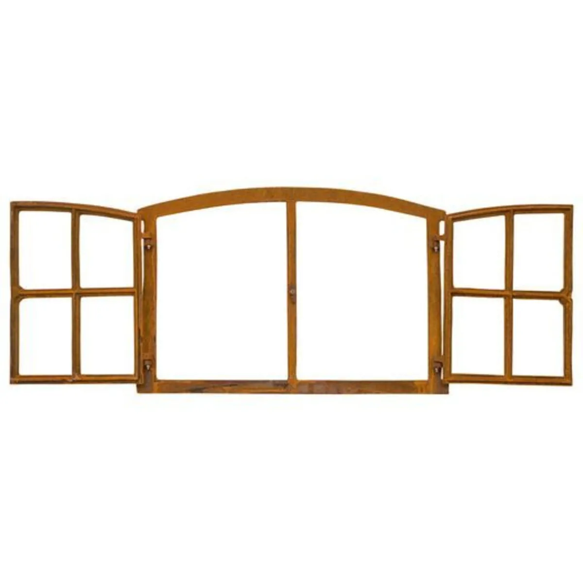 Antique-Style Cast Iron Barn Window - Image 1