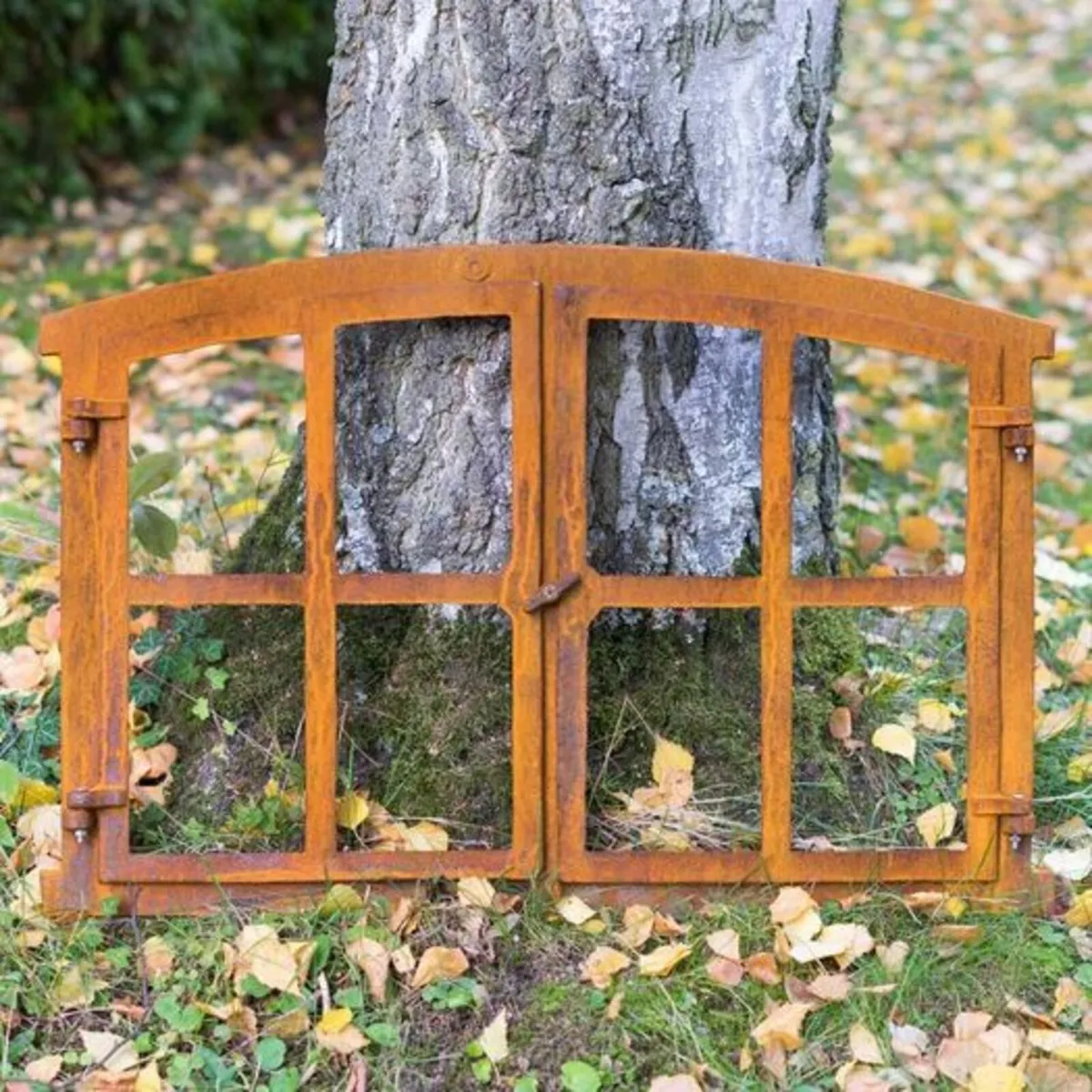 Antique-Style Cast Iron Barn Window - Image 3