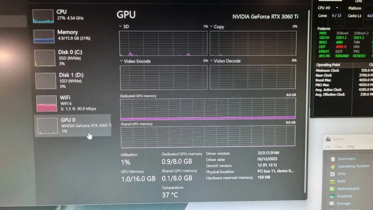 Gaming Pc Full Set! Ryzen 5, Rtx3060ti, 16gb Ram, - Image 4