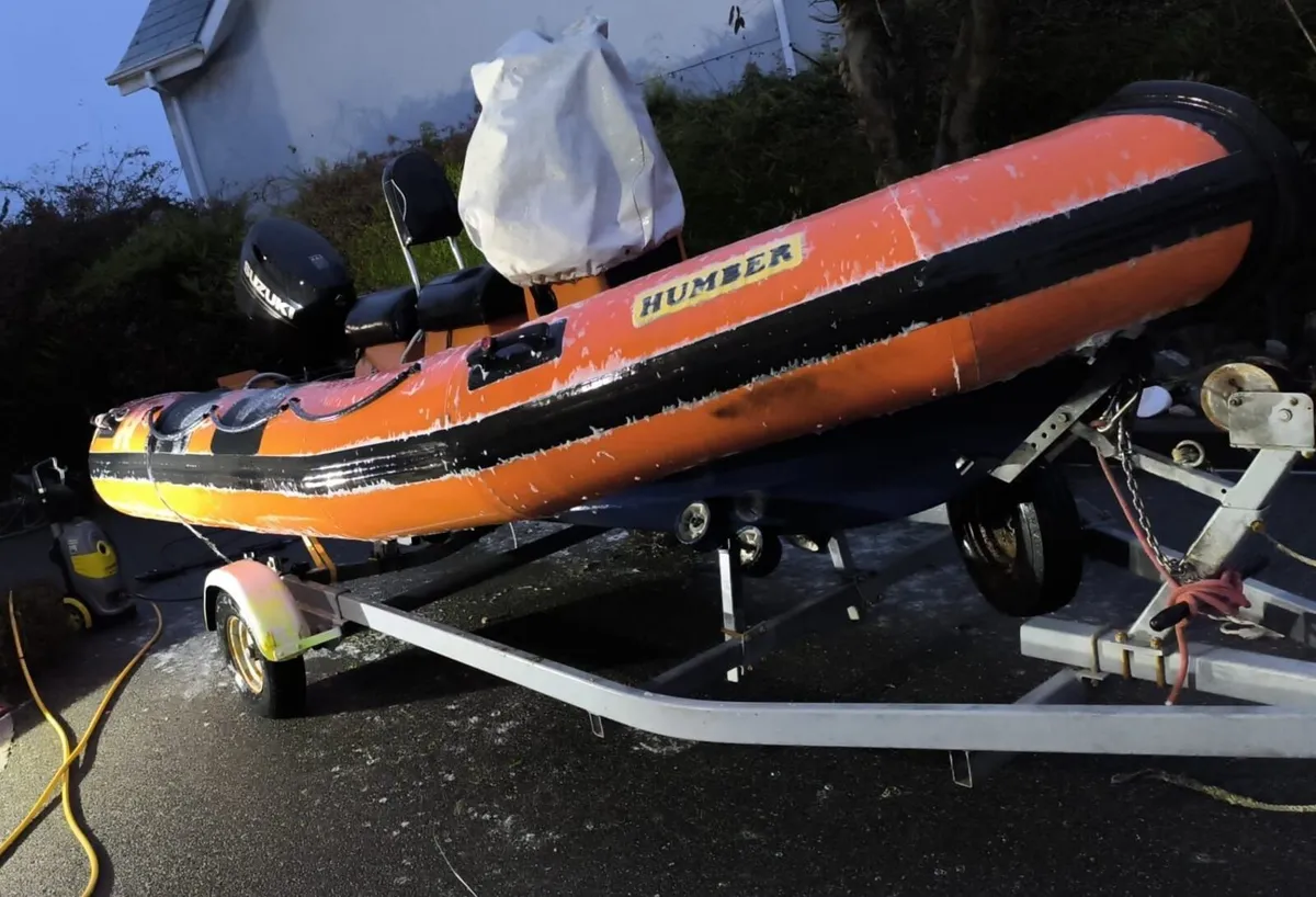 Humber Assult 4.6mt Rib with or without engine. - Image 3
