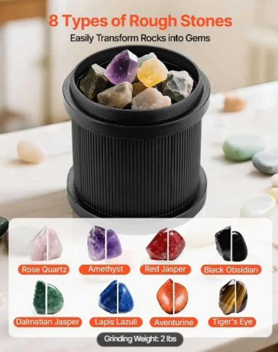 Rock Tumbler Kit, Rock Polishing Kit - Image 4