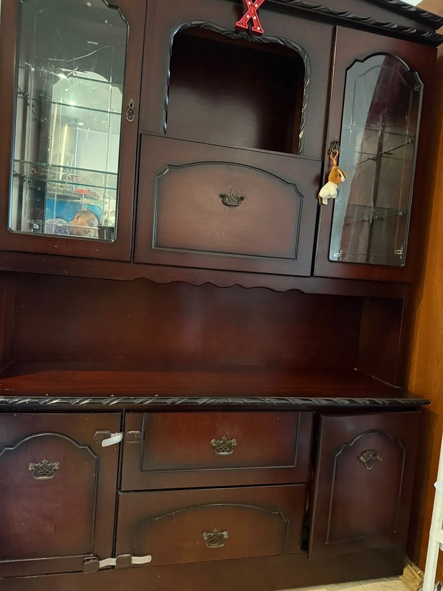 Kitchen Cabinet(Mahogany and antique/heritage) - Image 1