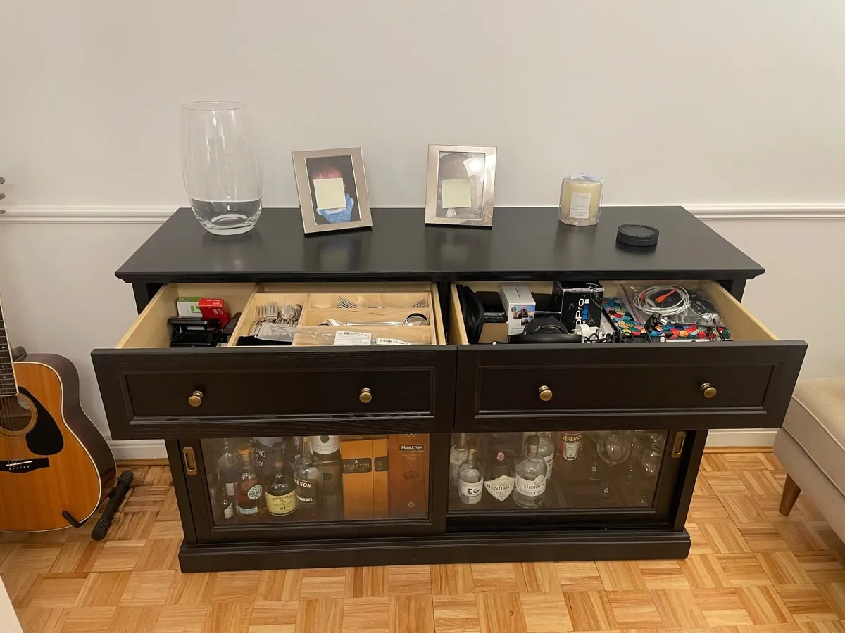 IKEA Hemnes drinks cabinet - immaculate condition - Image 3