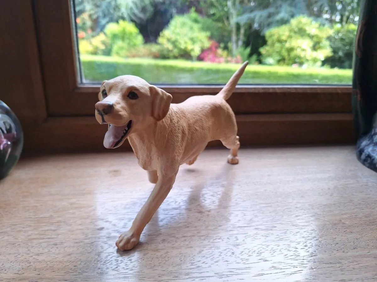 Ceramic golden retreiver dog - Image 2