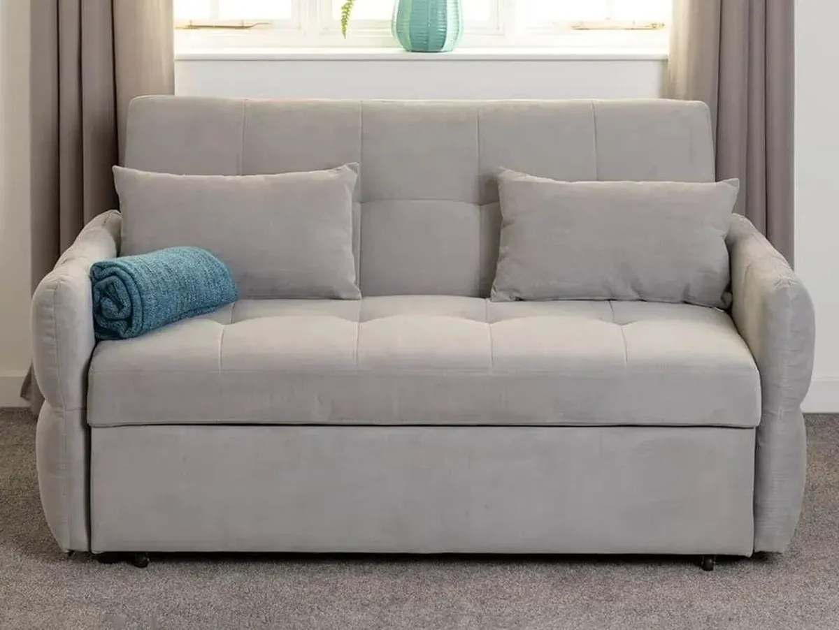 Luna Dark Grey or Light Grey Pull Out Sofa Bed - Image 3