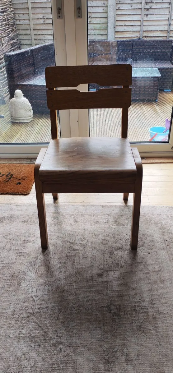 Set of 8 Vintage Mid-Century industrial chairs - Image 4