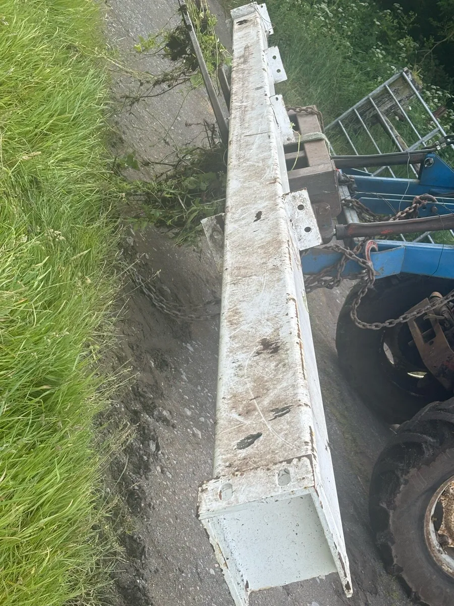 2 Heavy duty structural steel beams 19ft - Image 2