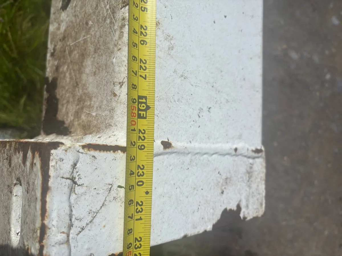 2 Heavy duty structural steel beams 19ft - Image 4