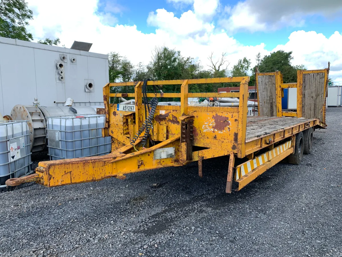 JORDAN TWIN AXLE LOW LOADER FOR AUCTION 17TH JUNE - Image 1