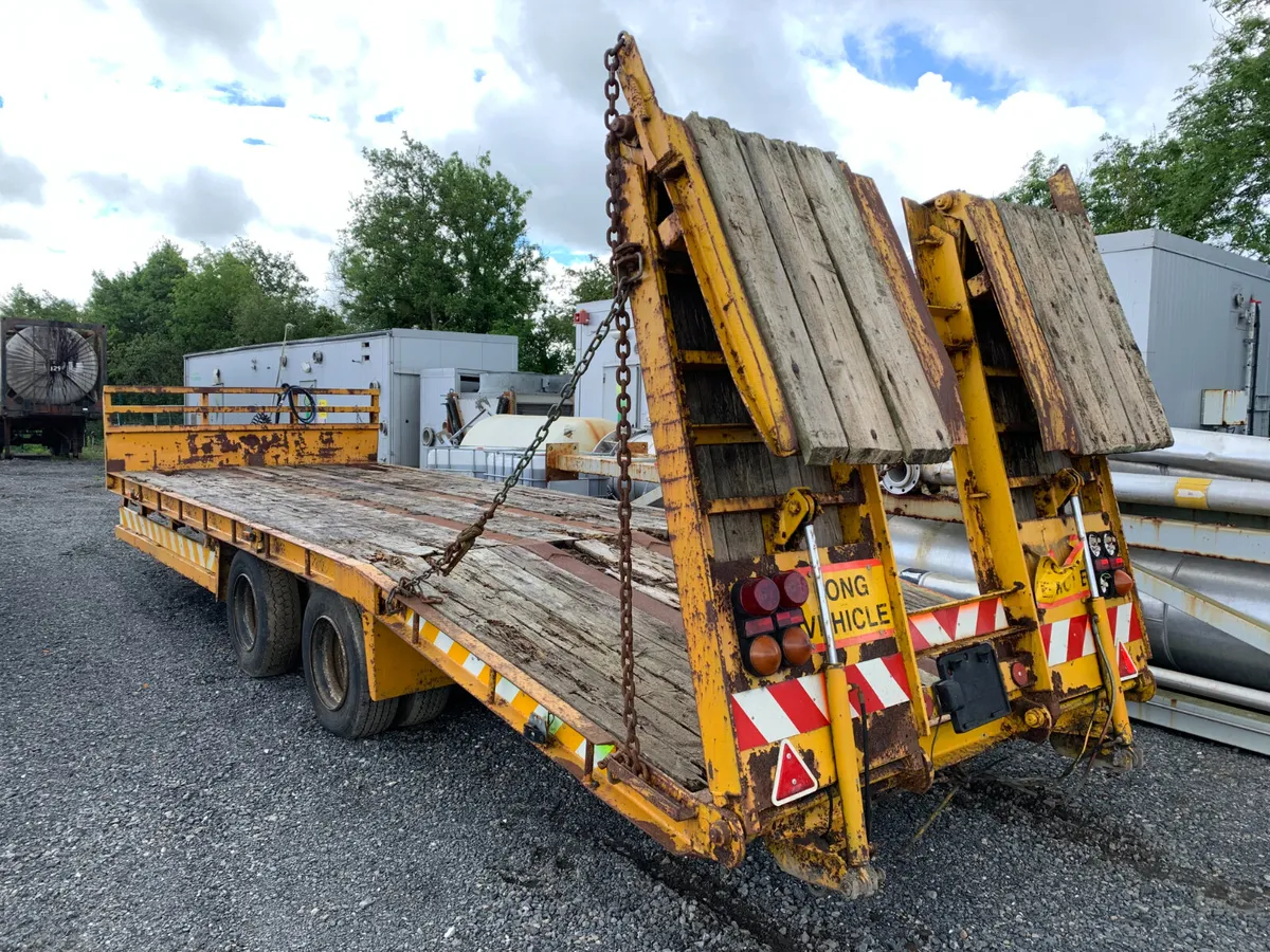 JORDAN TWIN AXLE LOW LOADER FOR AUCTION 17TH JUNE - Image 2