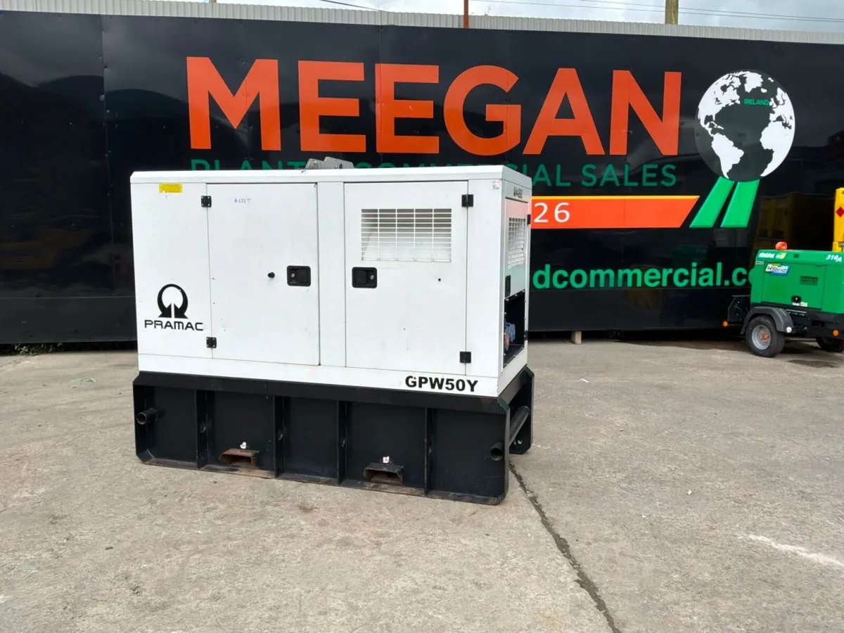 2019 Pramac GPW50y genset generator...50 kva...633 - Image 1
