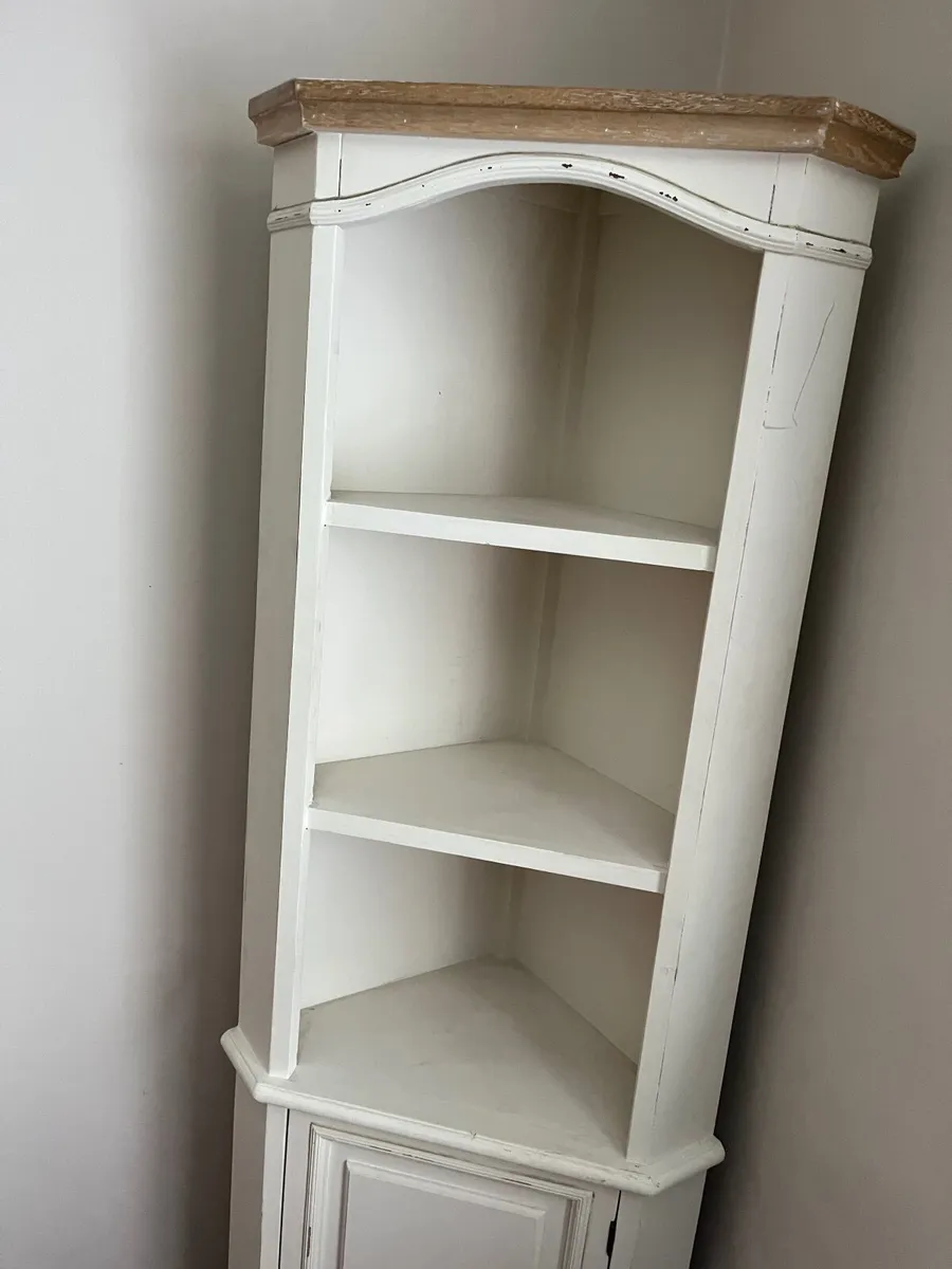 Corner Cabinet Cream - Image 4