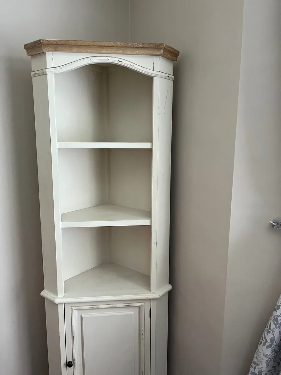Corner Cabinet Cream - Image 2