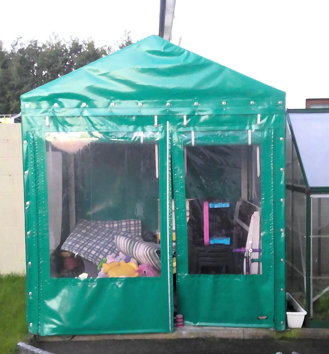 Heavy Duty Steel Garden Shed – 2.3m – Very Solid. - Image 2