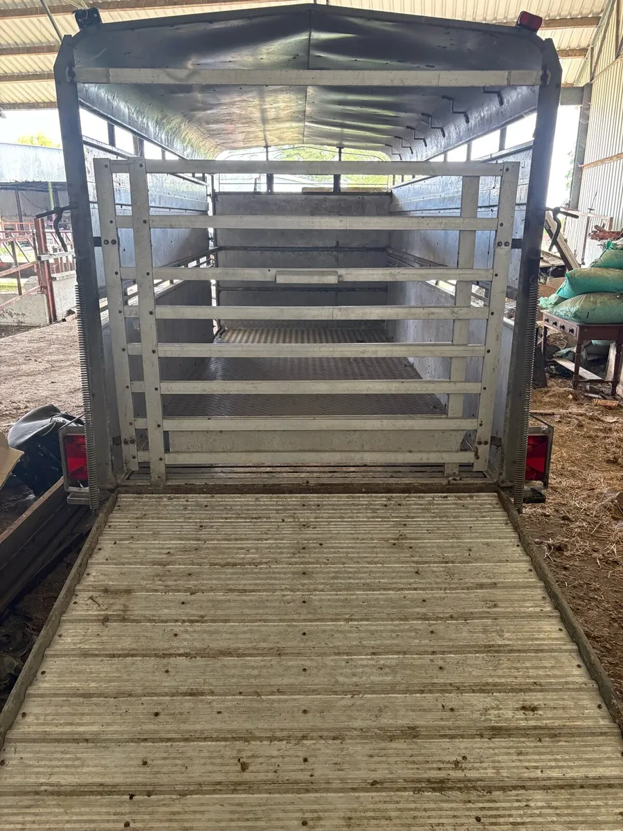 Hudson 14ft 6” Tri Axle Cattle Trailer with Tank - Image 4