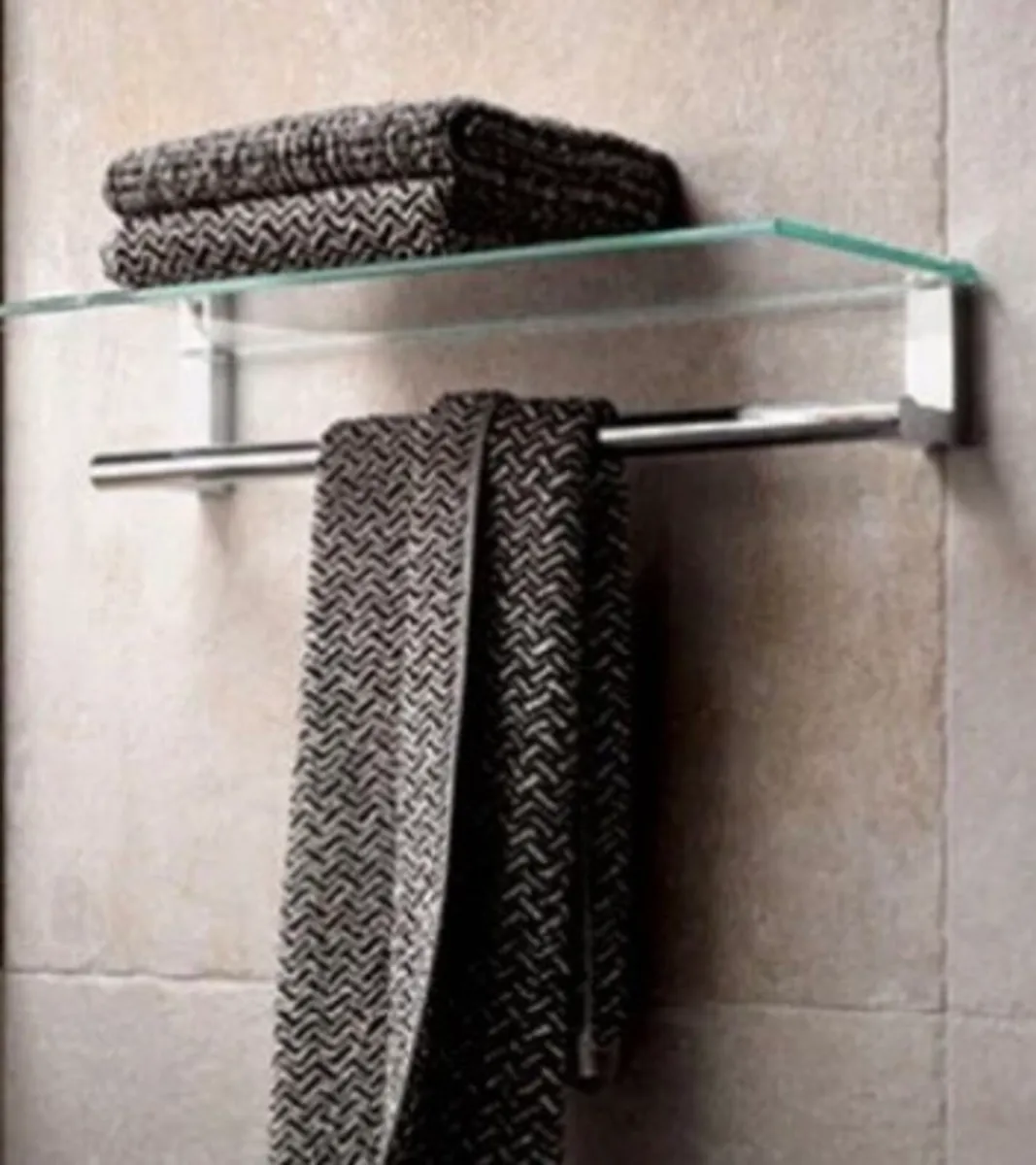 Keuco Bathroom Shelf and Towel Rail - Image 2