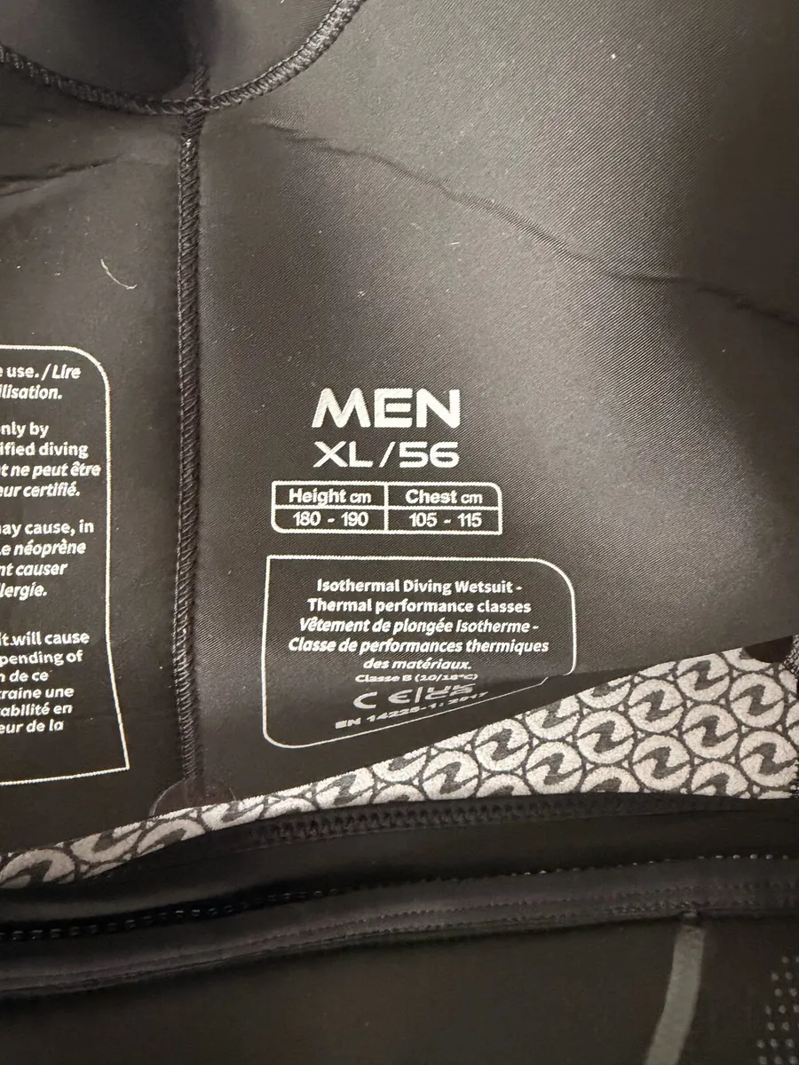 Men’s Aqualung Solaflex semi dry suit - Image 2