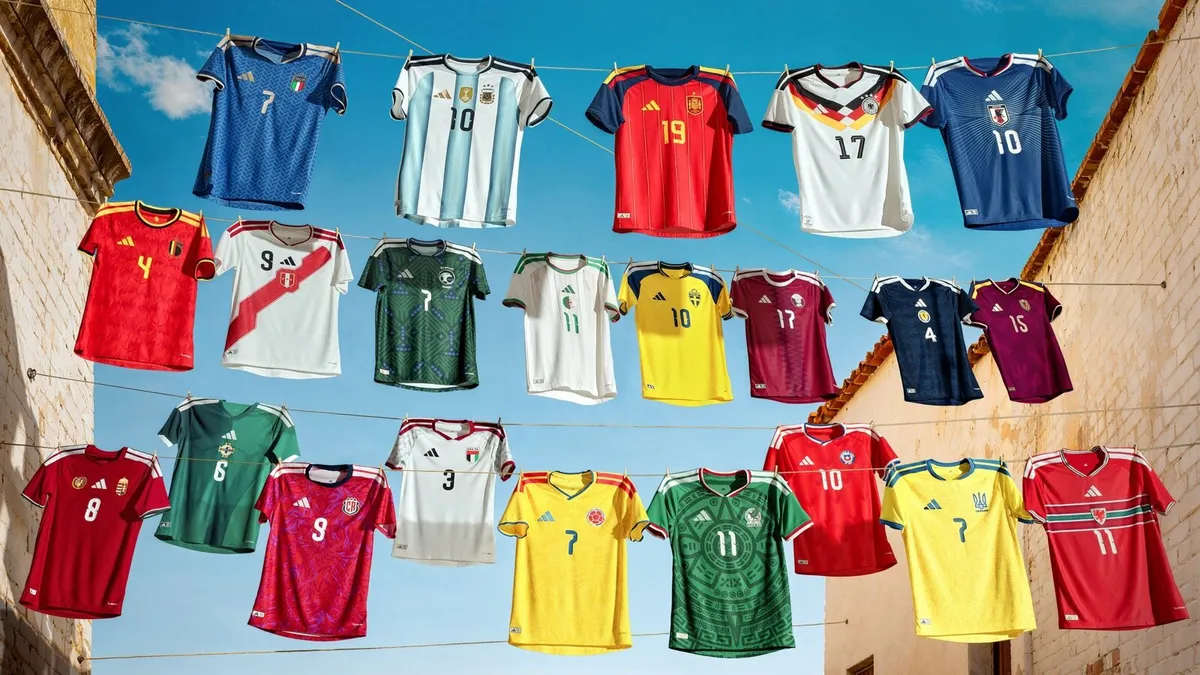 World Cup jerseys