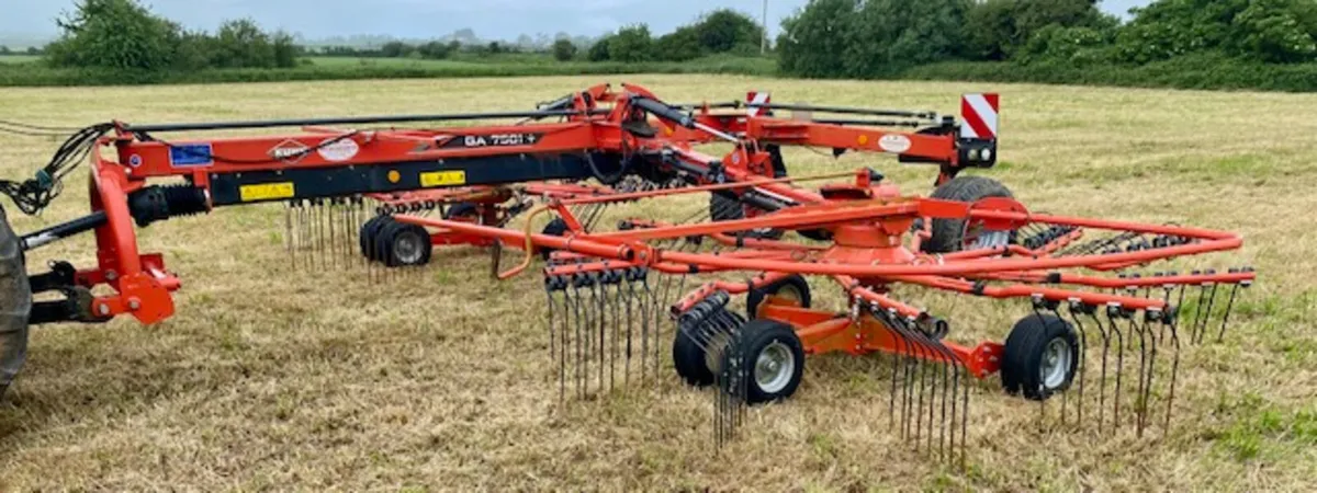 Kuhn GA7501 + twin rotor rake - Image 1