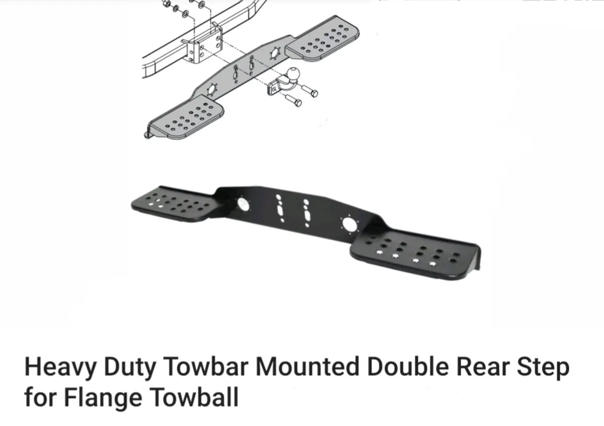 Auto-Hak Double Sided Towbar Rear Step - Image 1