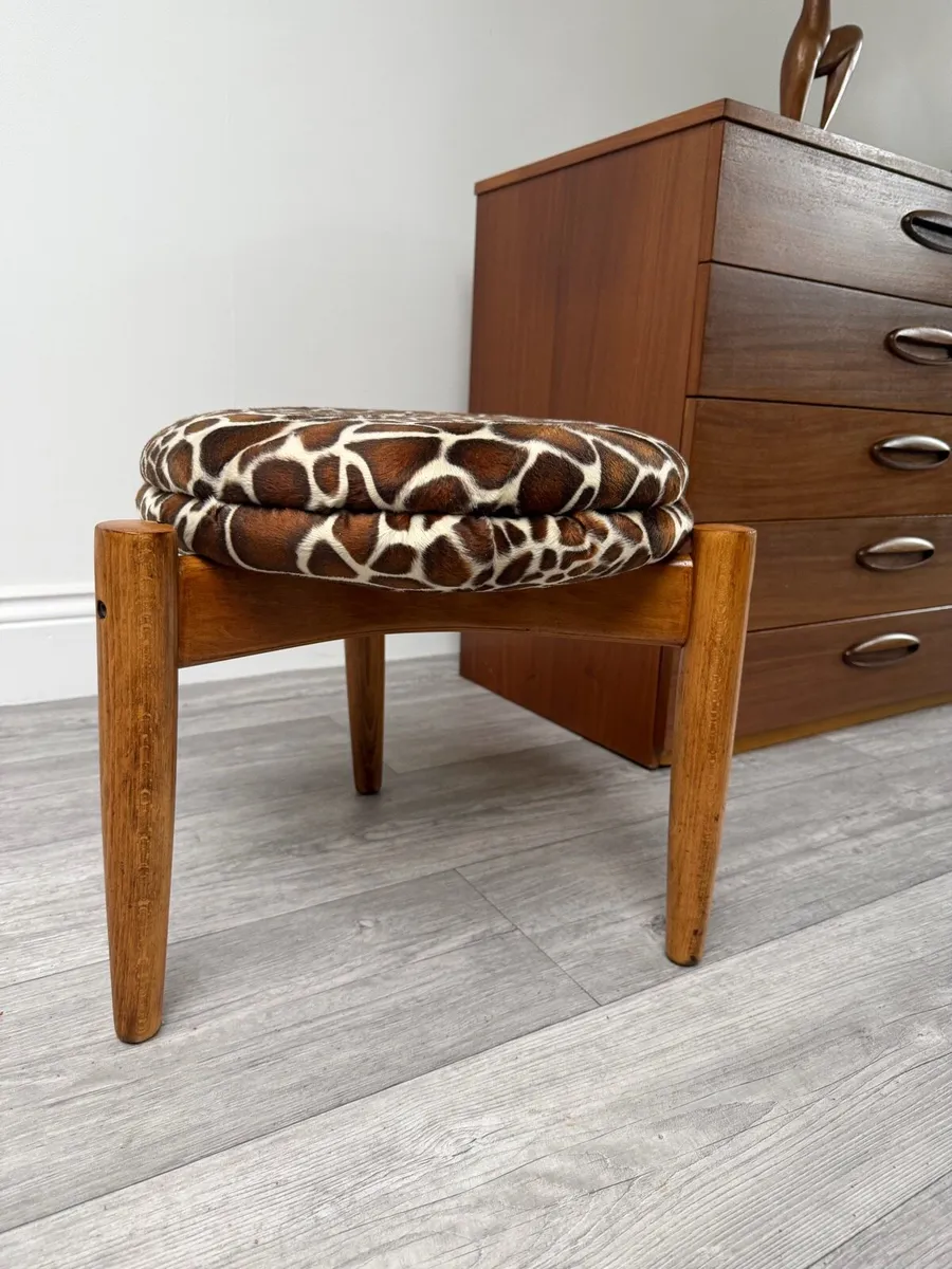 Mid Century Stool - Image 1