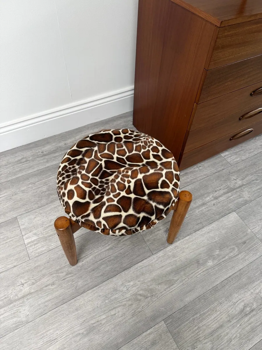 Mid Century Stool - Image 2