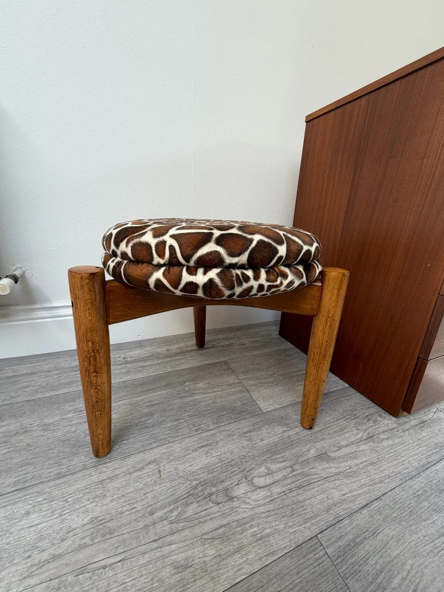 Mid Century Stool - Image 3