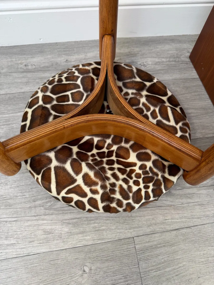 Mid Century Stool - Image 4