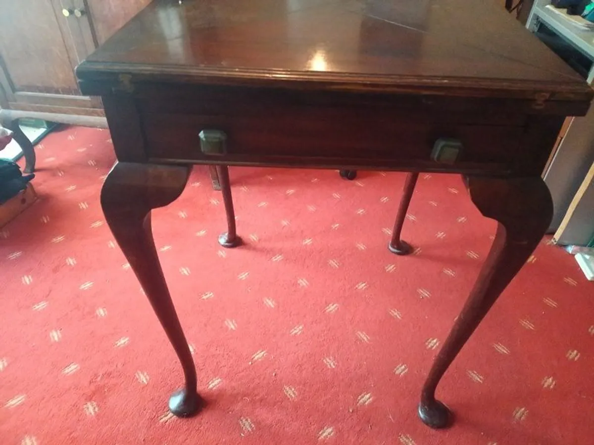 Card Table - Mahogony - Image 3