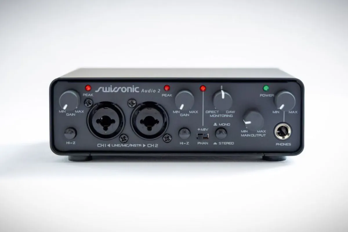 Swissonic Audio 2. Excellent Condition, complete with Manual & Cables - Image 2