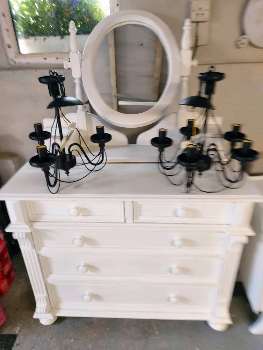 Dressing table / chest of drawers and locker - Image 3