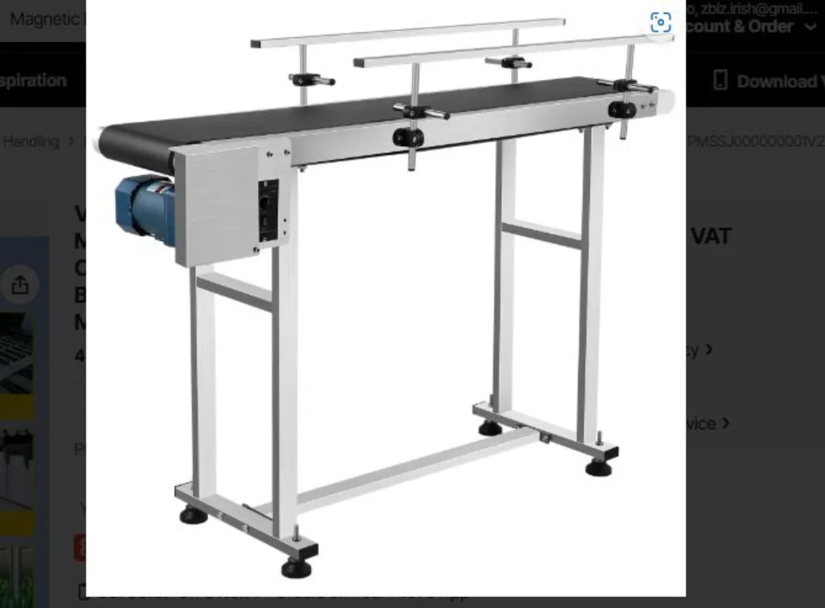 Belt Electric Conveyor Machine 1500MMx198MM - Image 3
