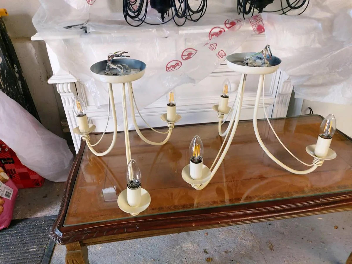 4 candle ceiling lights - Image 4