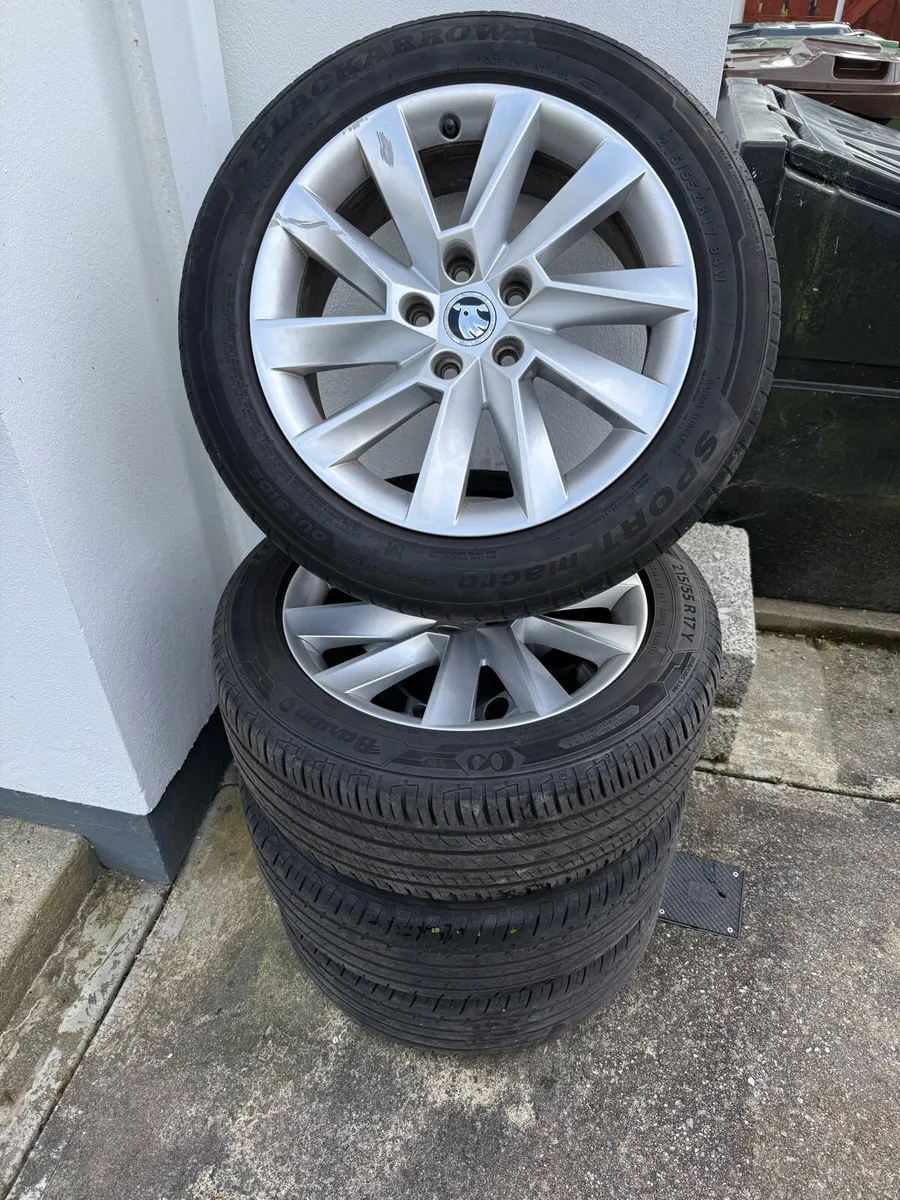 Genuine 17” Skoda Alloys - Image 1