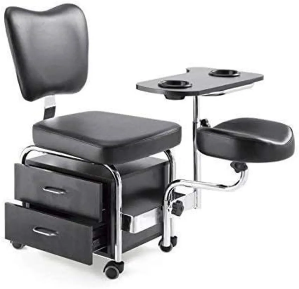 Manicure pedicure nail station beauty chair stool - Image 2