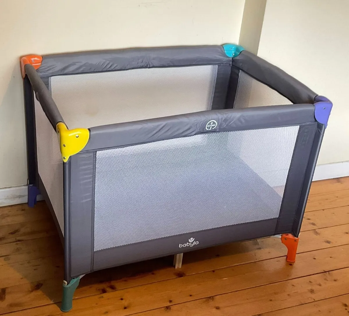 Babylo Travel Cot & Playpen – Mattress + Carry Bag - Image 1