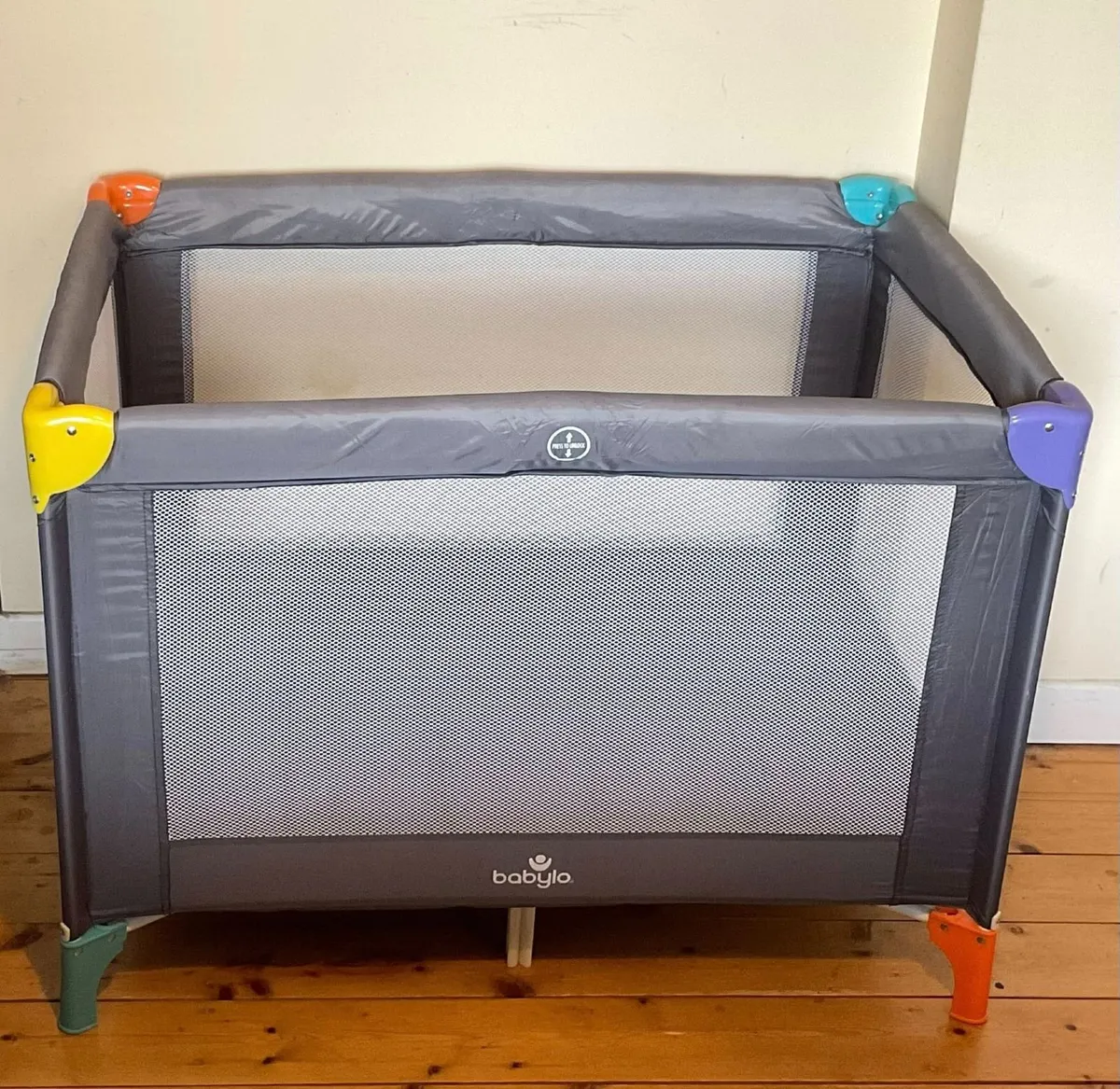 Babylo Travel Cot & Playpen – Mattress + Carry Bag - Image 2