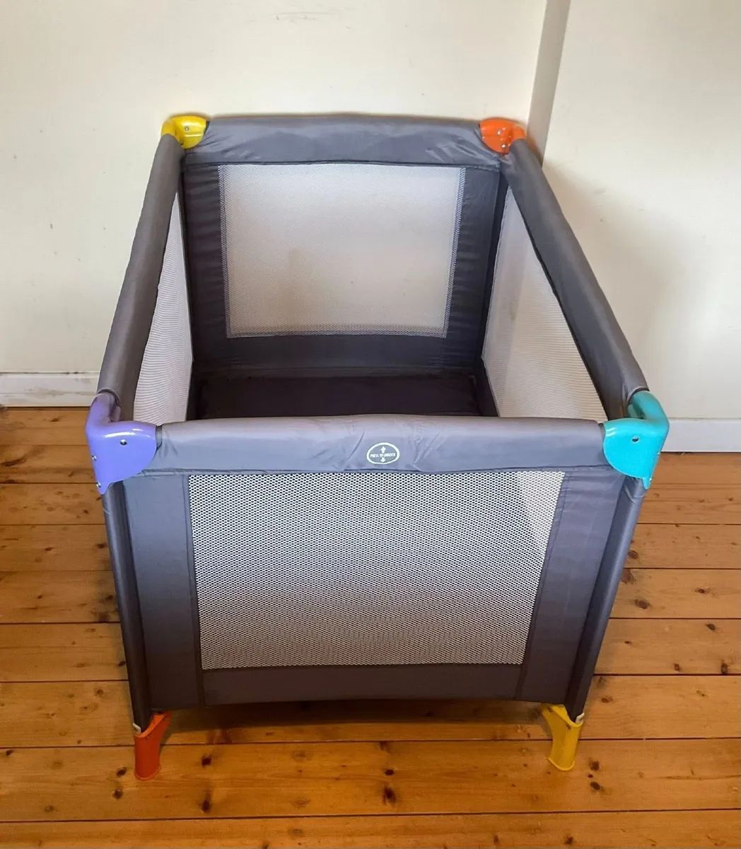 Babylo Travel Cot & Playpen – Mattress + Carry Bag - Image 3