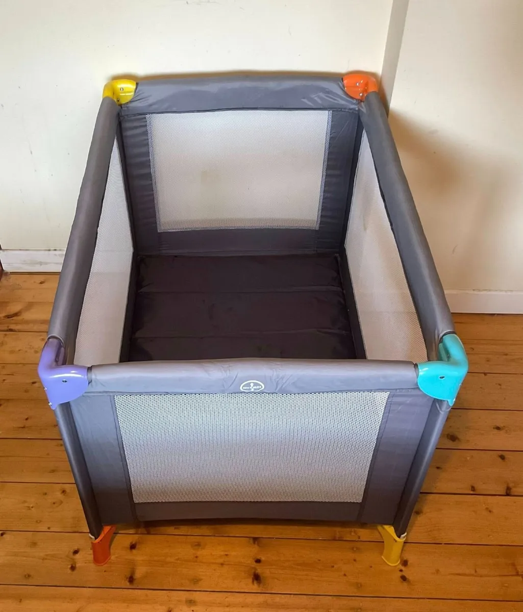 Babylo Travel Cot & Playpen – Mattress + Carry Bag - Image 4
