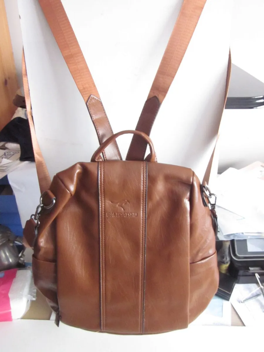 New Balidaishu Sheepskin Backpack Women - Image 2