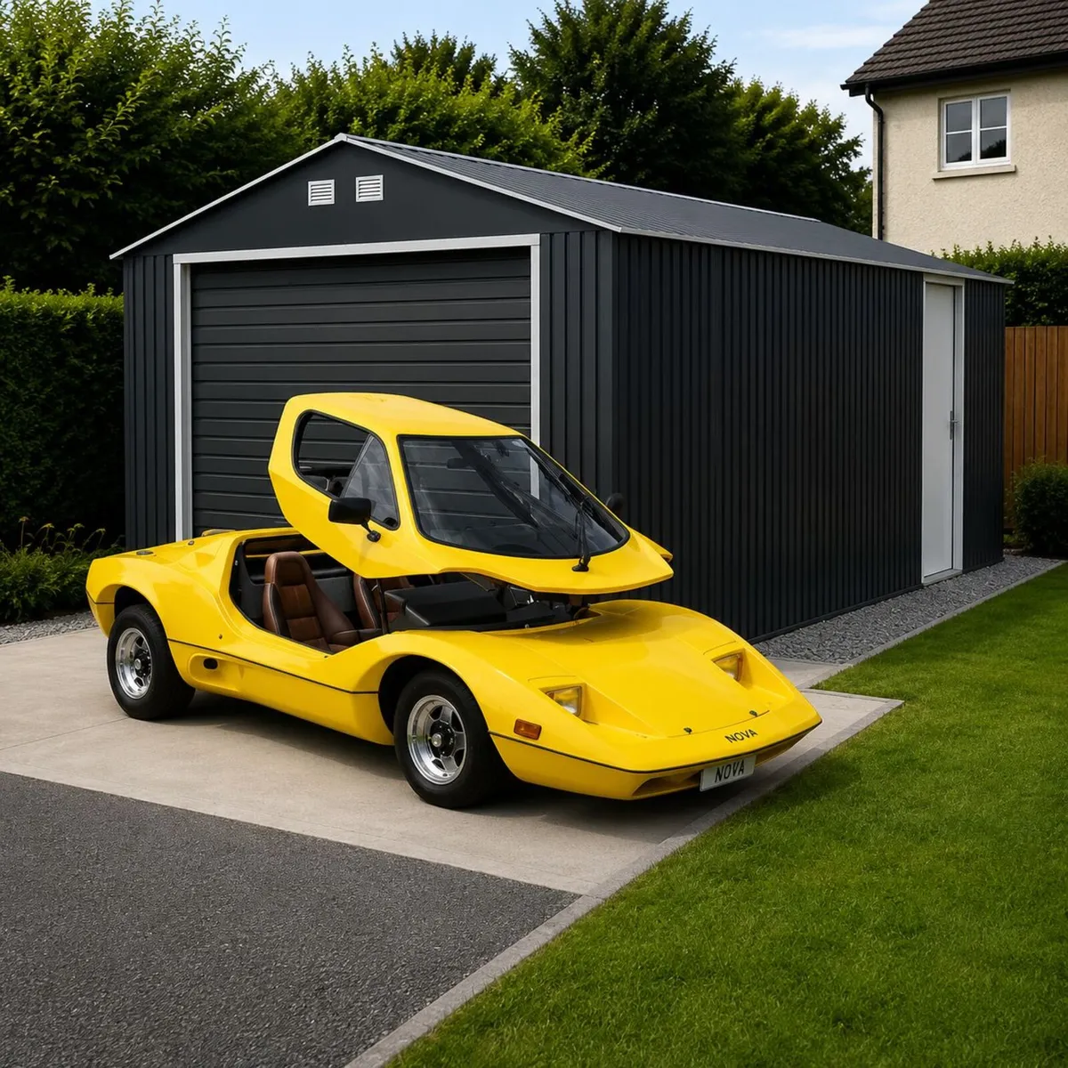12×20 Olympian Steel Car Garages - Image 1