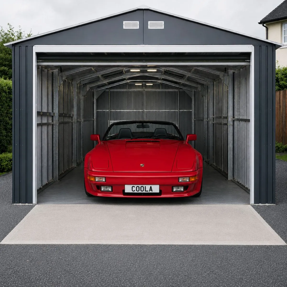 12×20 Olympian Steel Car Garages - Image 2