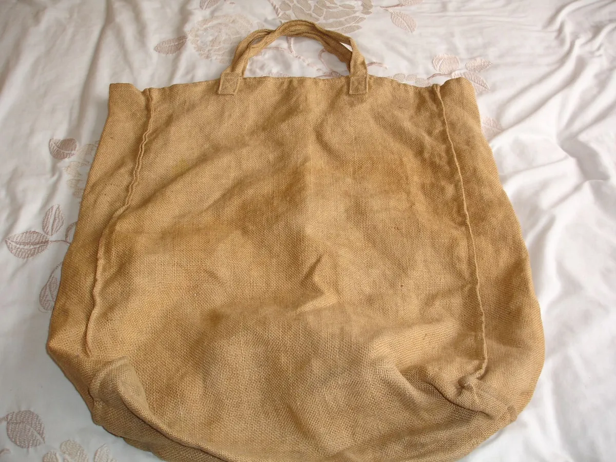 Vintage John Lewis's  Sack Shopping Bag - Image 3