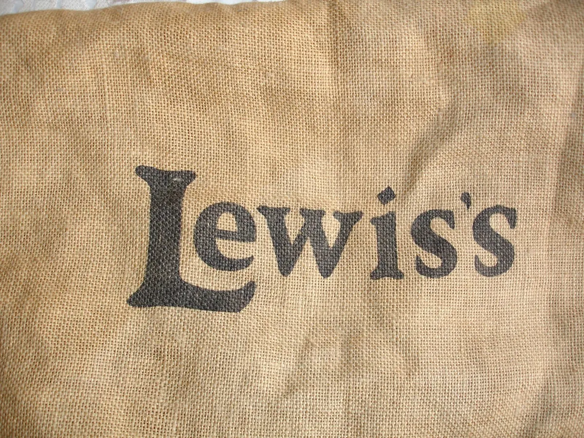 Vintage John Lewis's  Sack Shopping Bag - Image 4