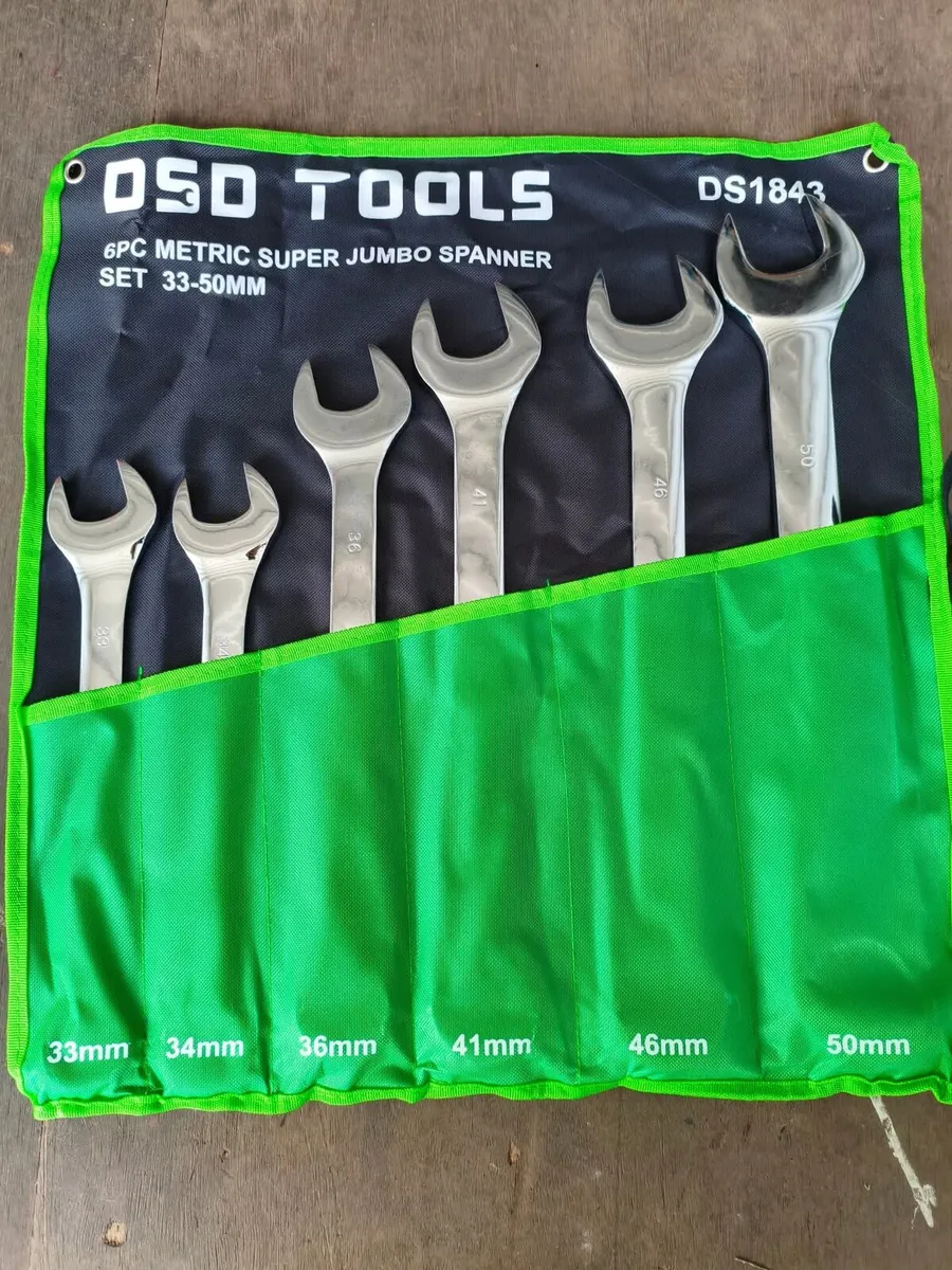 DSD TOOLS 6PC SUPER JUMBO SPANNERS